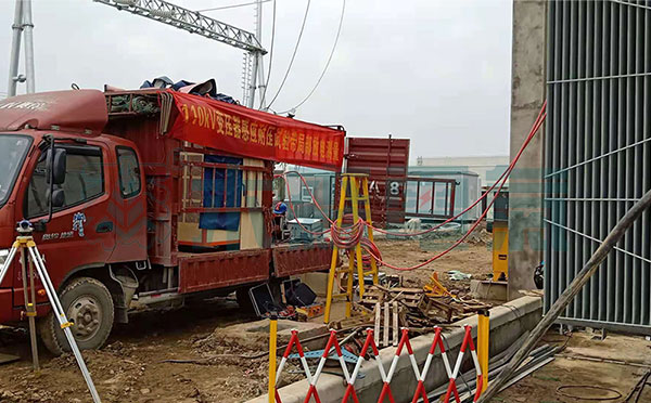 110KV變壓器感應局放黃岡產業園增量配電項目