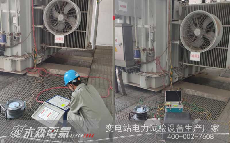 不懼高溫,榆林110kV預防性試驗現場